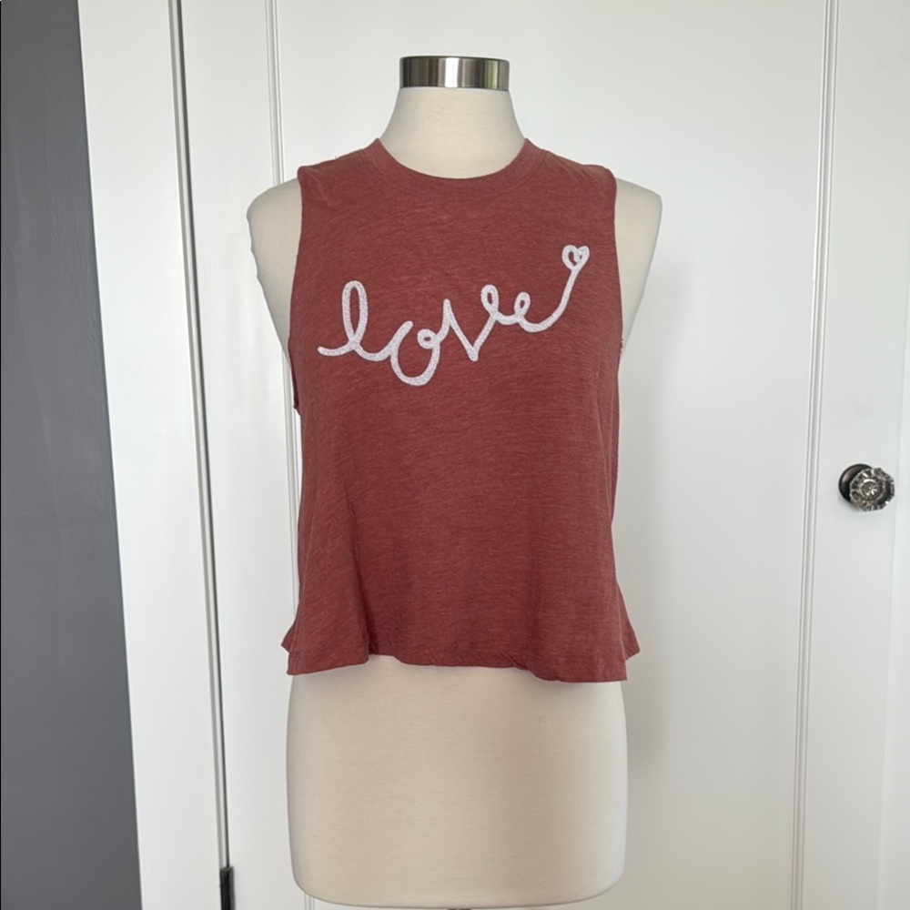 Spiritual Gangster Women's Sleeveless Love Top (size medium)